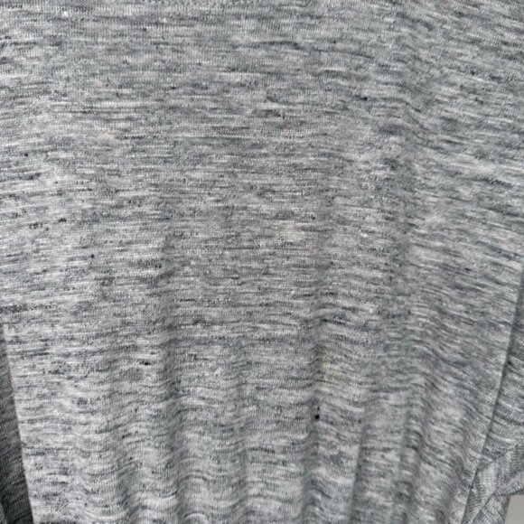 Rebecca Taylor Jersey Grey Wrap Dress 100% Linen Size Small - Picture 13 of 15